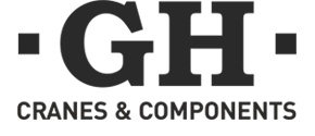 Logotipo GHSA Cranes and Components. Container crane | Industries | GH Cranes